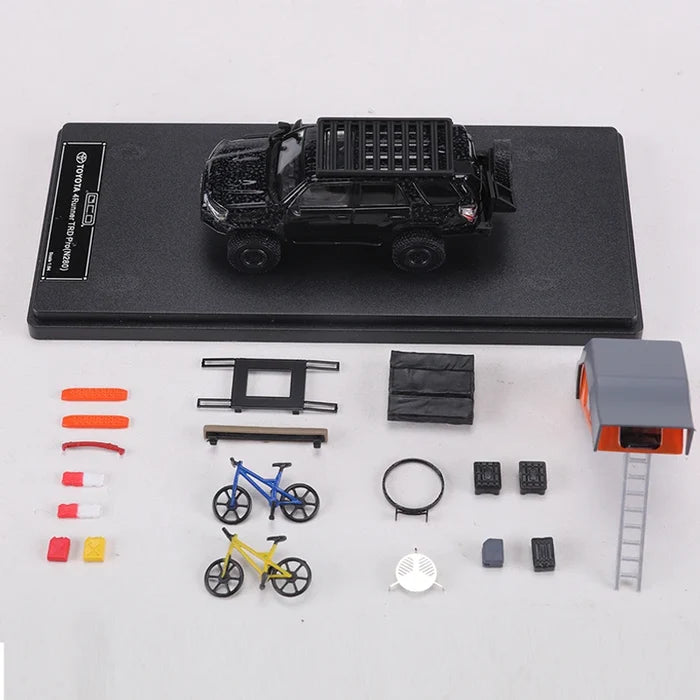 GCD 1:64 4Runner TRD Pro N280 SUV Heavily Modification Version Alloy Model Car