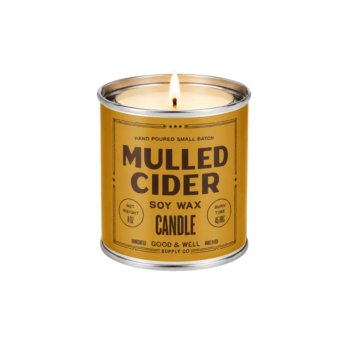 Good & Well Supply Co. - Mulled Cider Soy Candle - Holiday Collection
