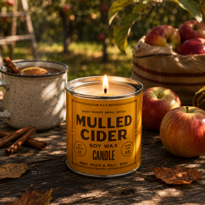 Good & Well Supply Co. - Mulled Cider Soy Candle - Holiday Collection