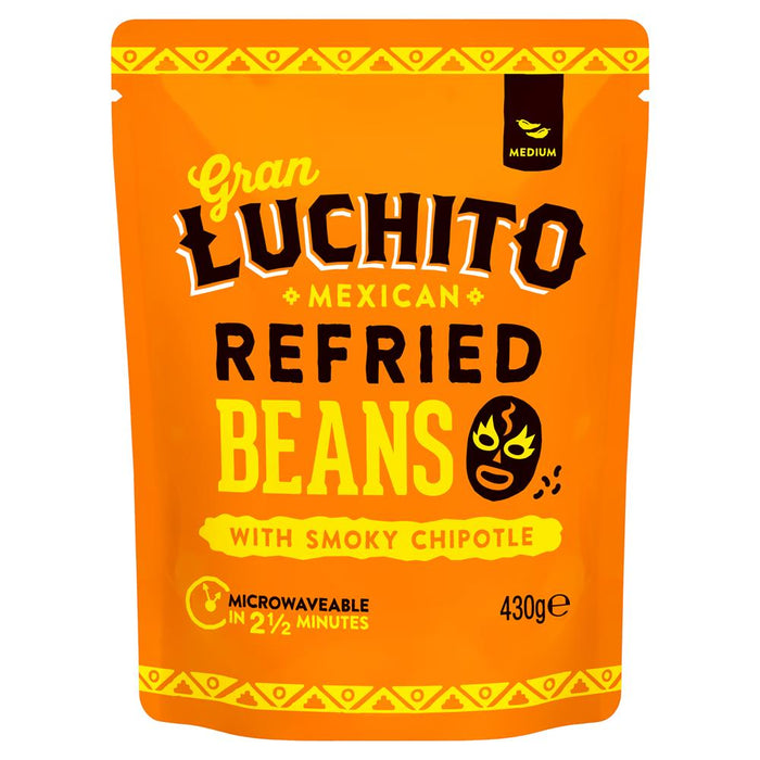 Gran Luchito Chipotle Refried Beans 430g