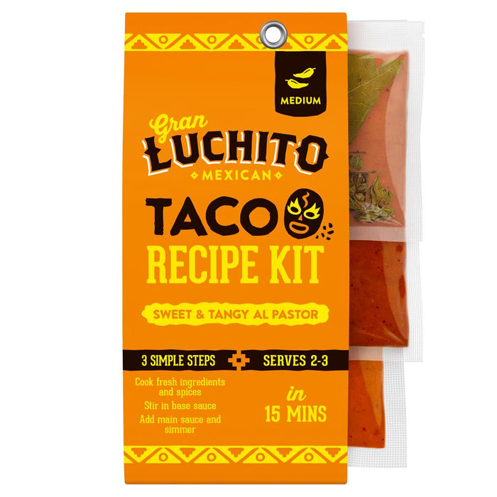 Gran Luchito Sweet & Tangy' Easy Al Pastor Taco Recipe Kit 300g