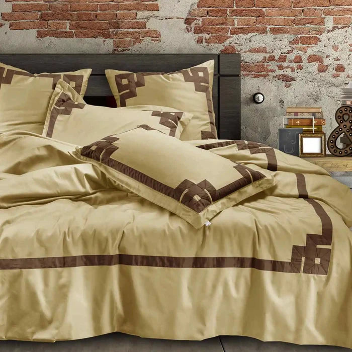 Bedding 6Pcs Set / Camel/Choco