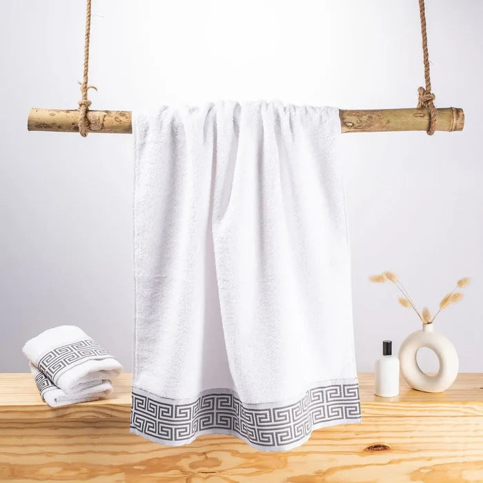 Greek-Key Towel