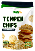 Crunchy Black Pepper Tempeh Chips 80g