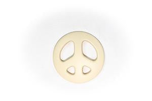 Gummy Wears Peace Teethers in Vanilla - Sweet Thing Baby & Childrens Wear