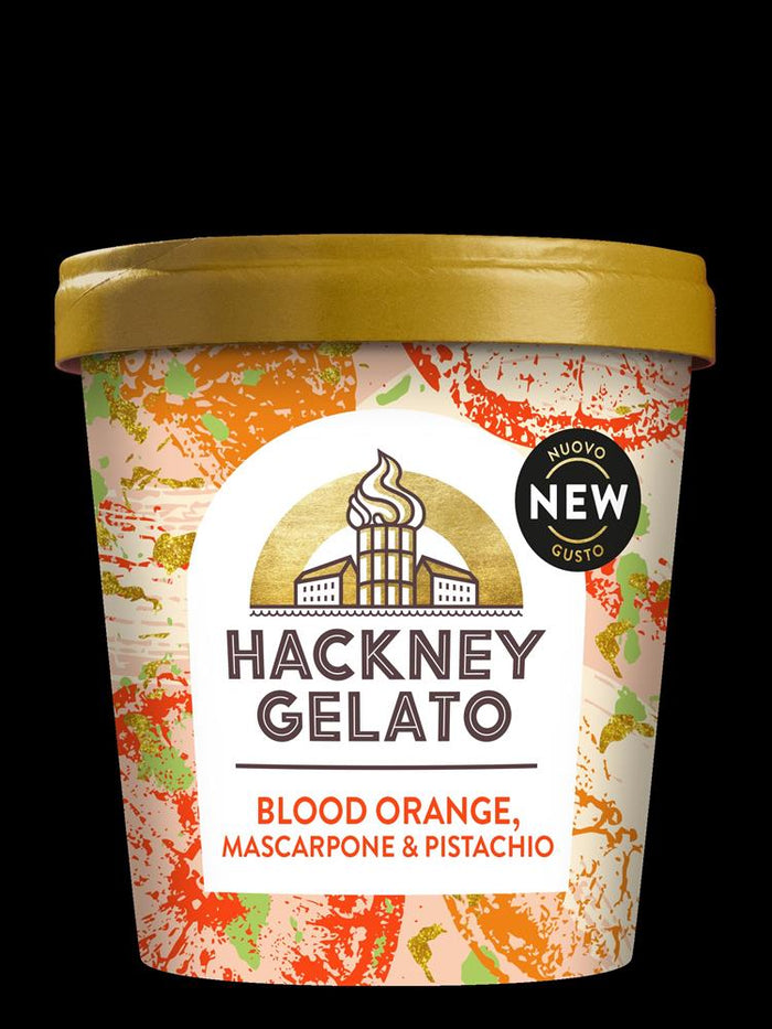 Blood Orange Mascarpone & Pistachio Gelato 420ml