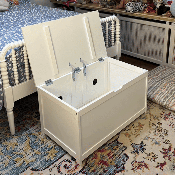 Harmony 33" Kids Toy Box, Matte White