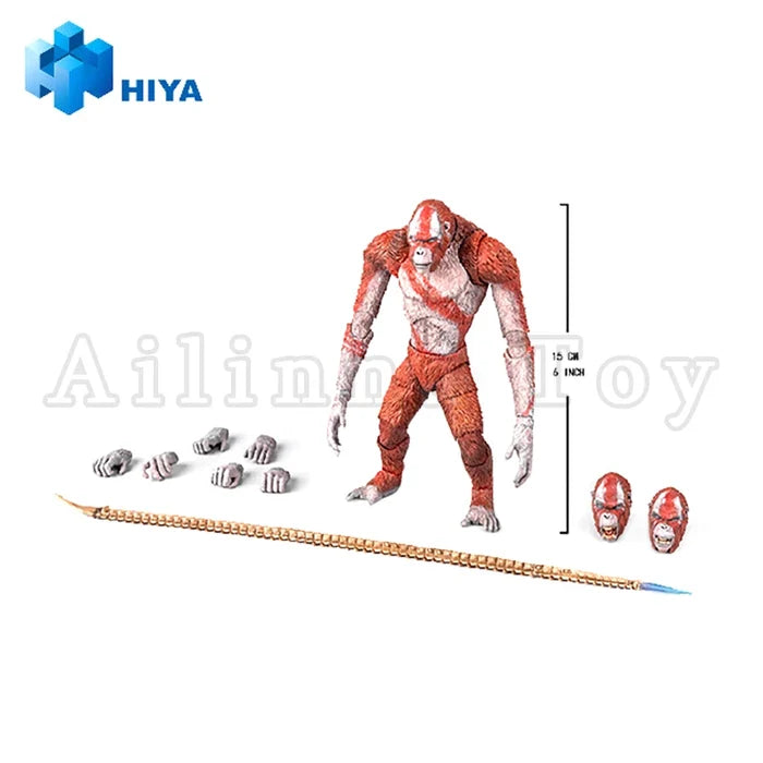 HIYA 6inch Action Figure Exquisite Basic Series Godzilla x Kong The New Empire Skar King Anime Toy