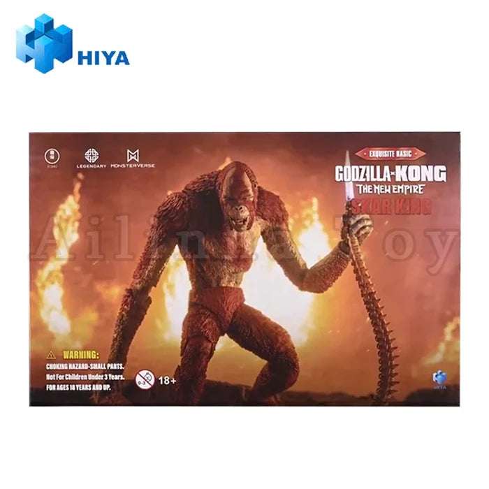 HIYA 6inch Action Figure Exquisite Basic Series Godzilla x Kong The New Empire Skar King Anime Toy