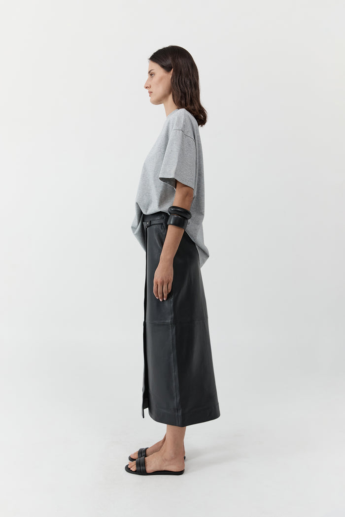Homme Tee - Light Grey Marle