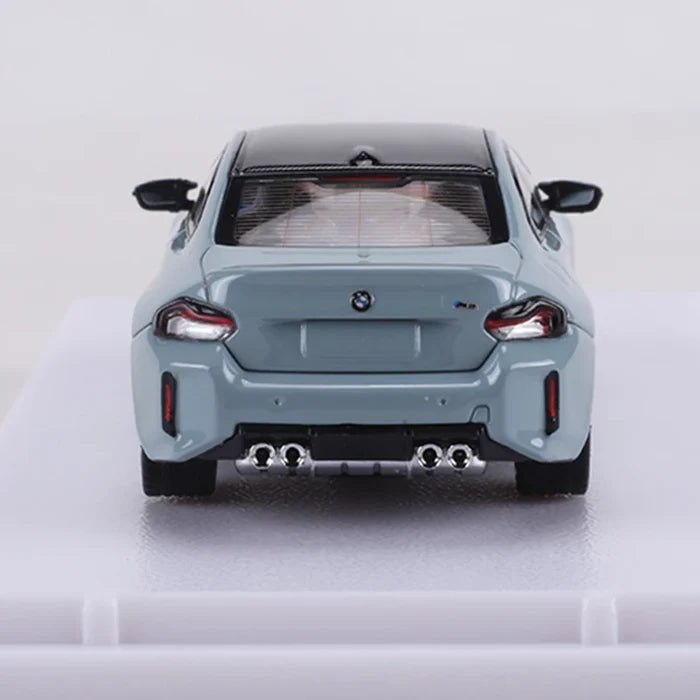 Howie Model 1:64 M2 G87 Gray Alloy Simulation Car Model Toy Collection Display Piece