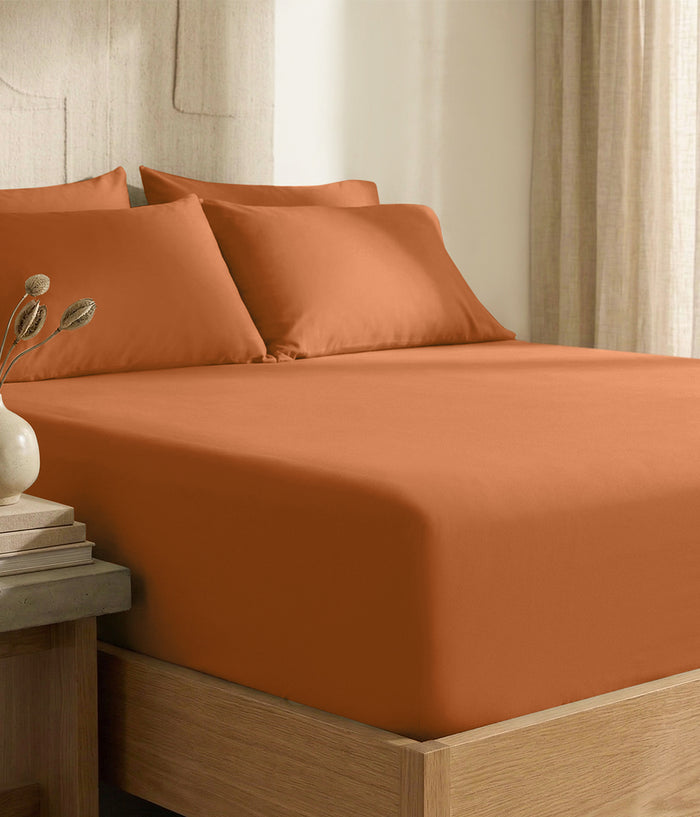 HushDry™ 2-in-1 Waterproof Fitted King Sheet Viscose from Bamboo Hazel