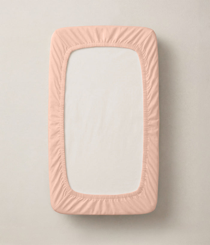 HushDry™ 2-in-1 Waterproof Fitted Side Sleeper Sheet Viscose from Bamboo Blush
