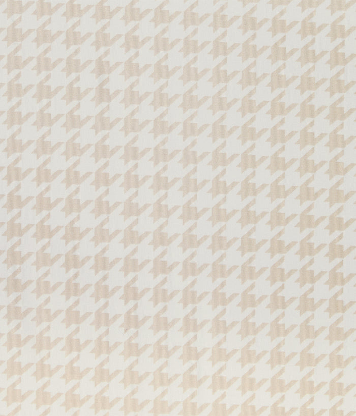 HushDry™ 2-in-1 Waterproof Fitted Side Sleeper Sheet Viscose from Bamboo Tan Houndstooth