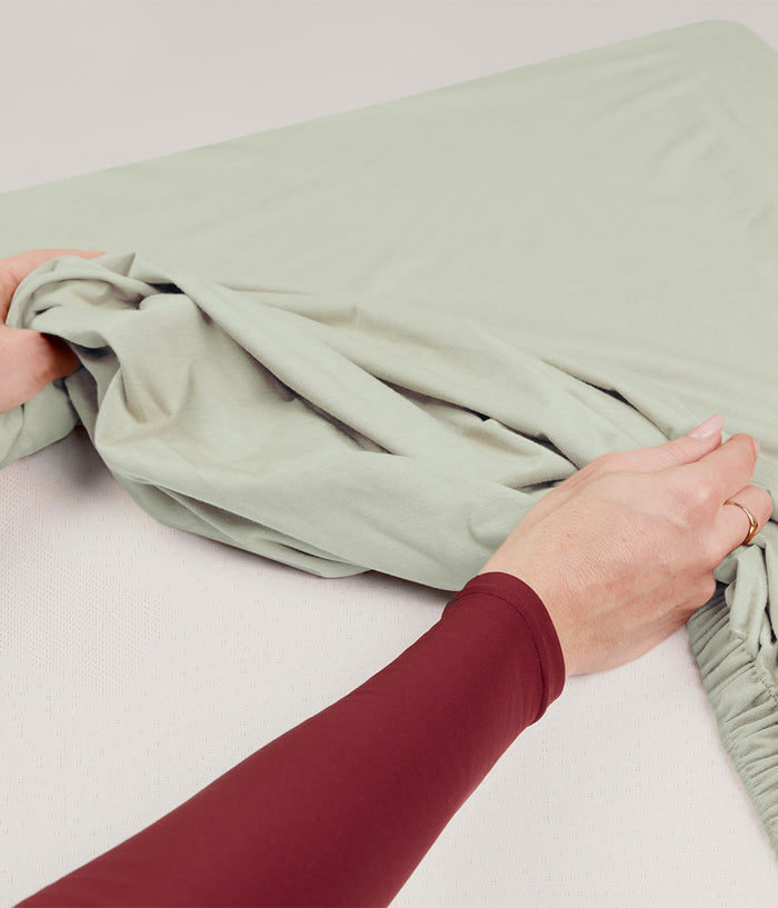 HushDry™ 2-in-1 Waterproof Fitted Single Sheet Viscose from Bamboo Sage