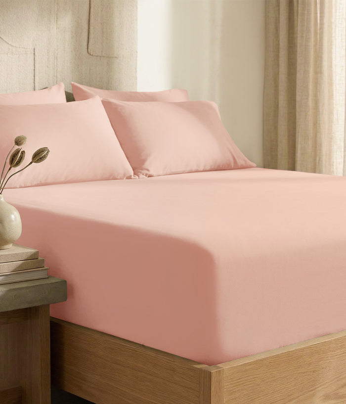 HushDry™ 2-in-1 Waterproof Standard Pillowcase Viscose from Bamboo Blush