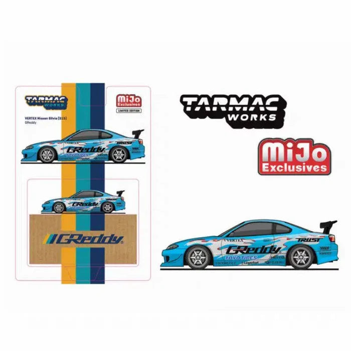In stock 1: 64 new VERTEX Silvia S15 GReddy alloy static car model, limited edition, as a gift.