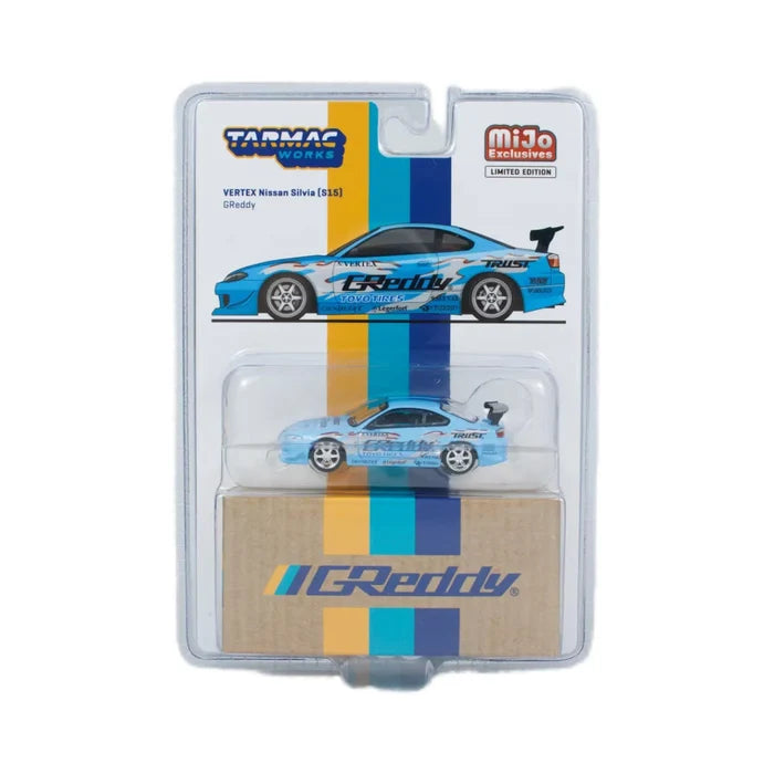 In stock 1: 64 new VERTEX Silvia S15 GReddy alloy static car model, limited edition, as a gift.
