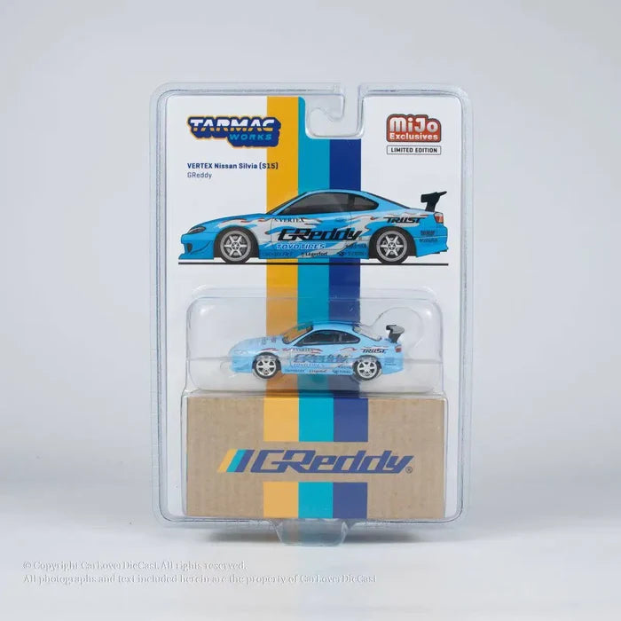 In stock 1: 64 new VERTEX Silvia S15 GReddy alloy static car model, limited edition, as a gift.