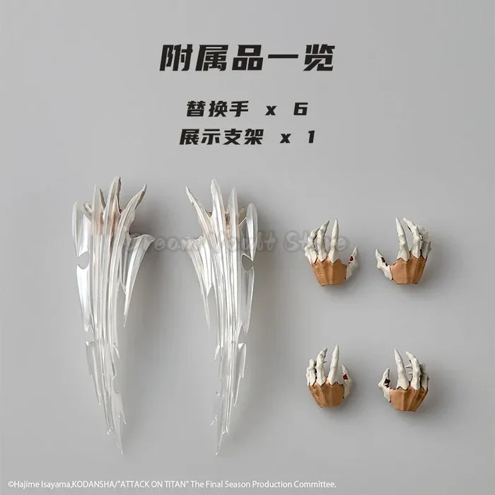 In Stock KAIYODO Amazing Yamaguchi Revoltech Attack on Titan Jaw Titan Action Figure Toy Model Gift