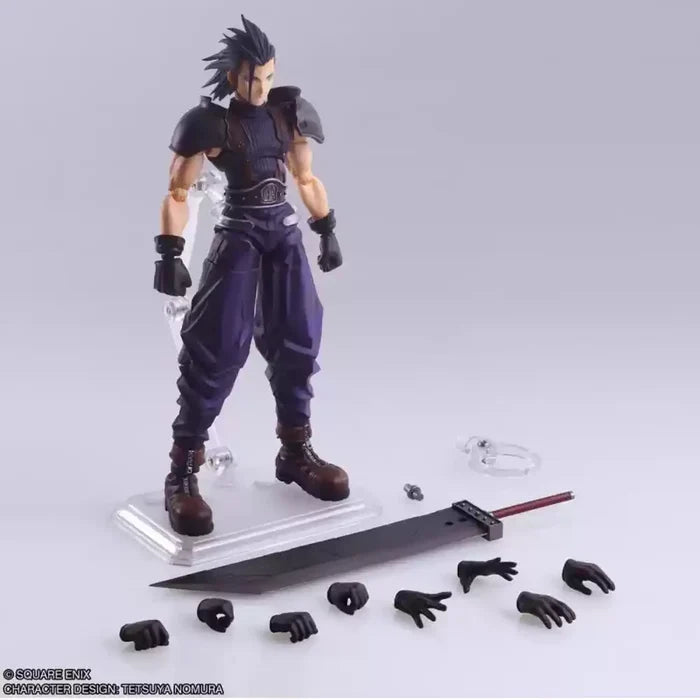 In Stock Original SE ENIX BRING ARTS FF7 Zack Fair Action Figures Anime Model Toys Collectible