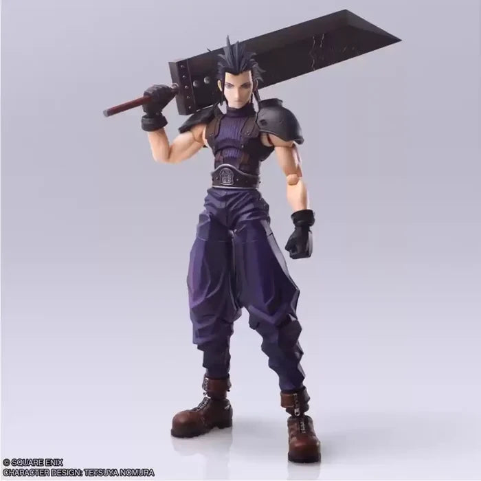 In Stock Original SE ENIX BRING ARTS FF7 Zack Fair Action Figures Anime Model Toys Collectible
