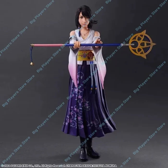 In Stock Play Arts Kai Yuna 2.0 & Tifa Final Fantasy X Action Figures