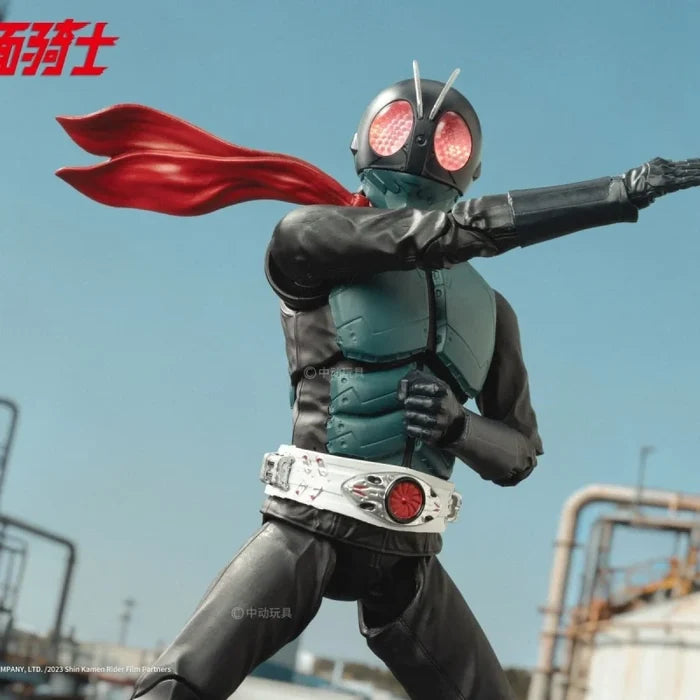 In Stock ZD Toys Shin Masked Rider No.1 Action Figures 18cm Anime Collection Ornament Toys Surprise Gift