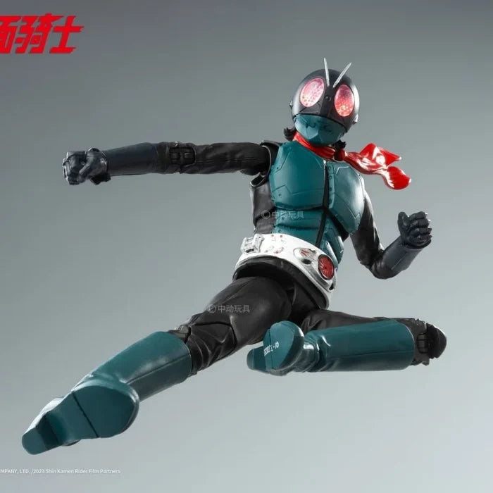 In Stock ZD Toys Shin Masked Rider No.1 Action Figures 18cm Anime Collection Ornament Toys Surprise Gift