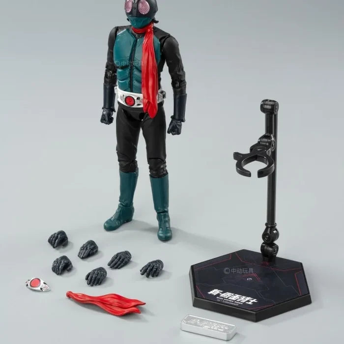 In Stock ZD Toys Shin Masked Rider No.1 Action Figures 18cm Anime Collection Ornament Toys Surprise Gift