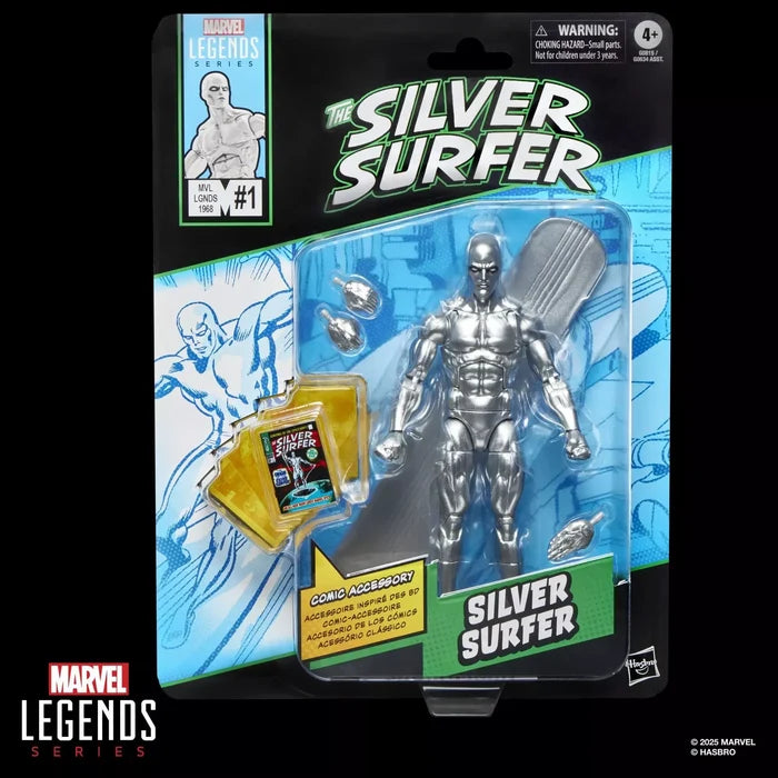 【IN STOCK】Hasbro Marvel Legends Series Silver Surfer Action Figure 6-inch Collectible Model Toy Gift