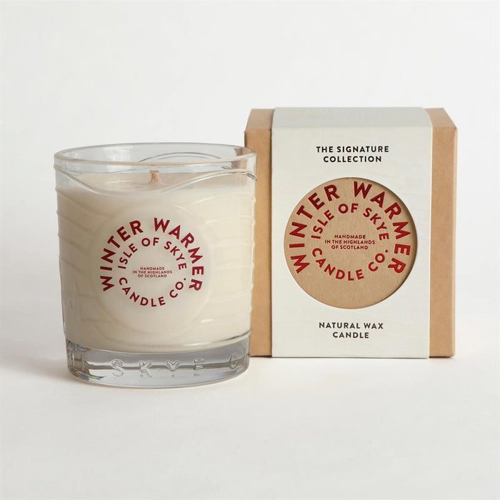 Winter Warmer Island Natural Wax Candle 9.1cm x 8.2cm x 8.2cm