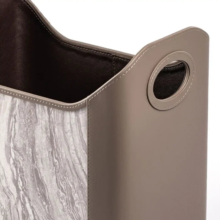 White Emperador / Magazine Holder