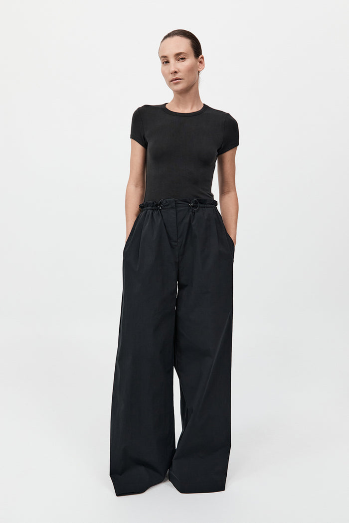 Jersey Baby Tee - Black