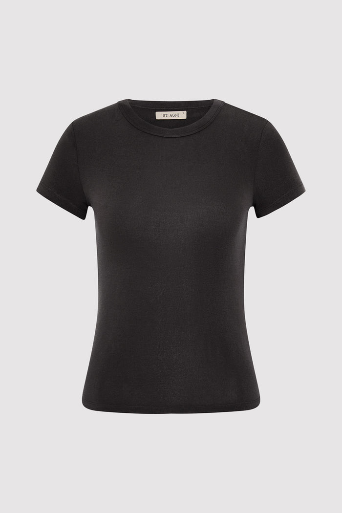 Jersey Baby Tee - Black