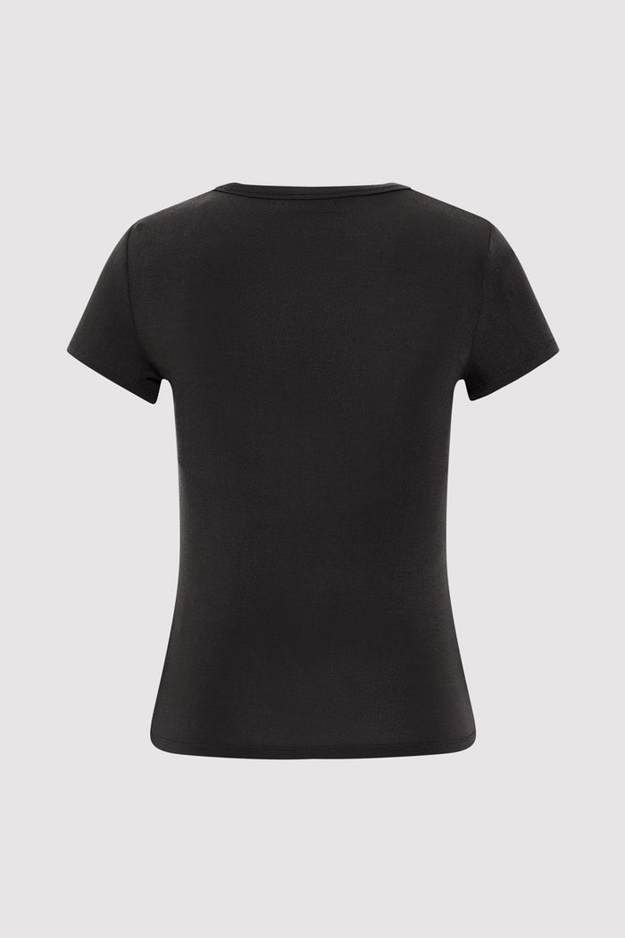 Jersey Baby Tee - Black