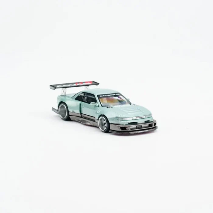 Kaido House + MINIGT 1:64 Silvia S13-R KAIDO WORKS V1 Diecast Model Car