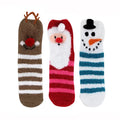 Kids Christmas Fuzzy Socks Assortment