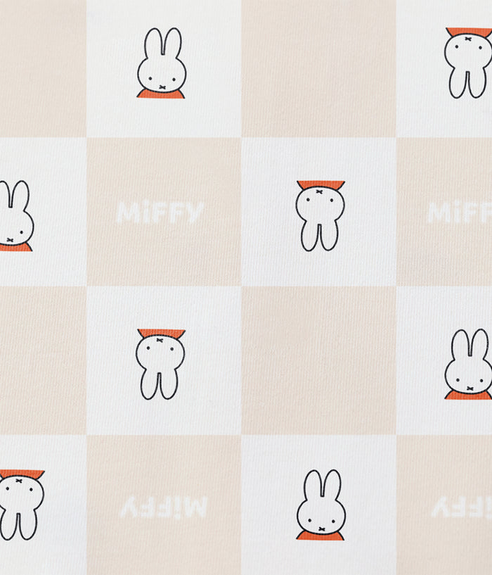 Kids Pyjama Set Long Sleeve Viscose from Bamboo Birch Miffy Checker