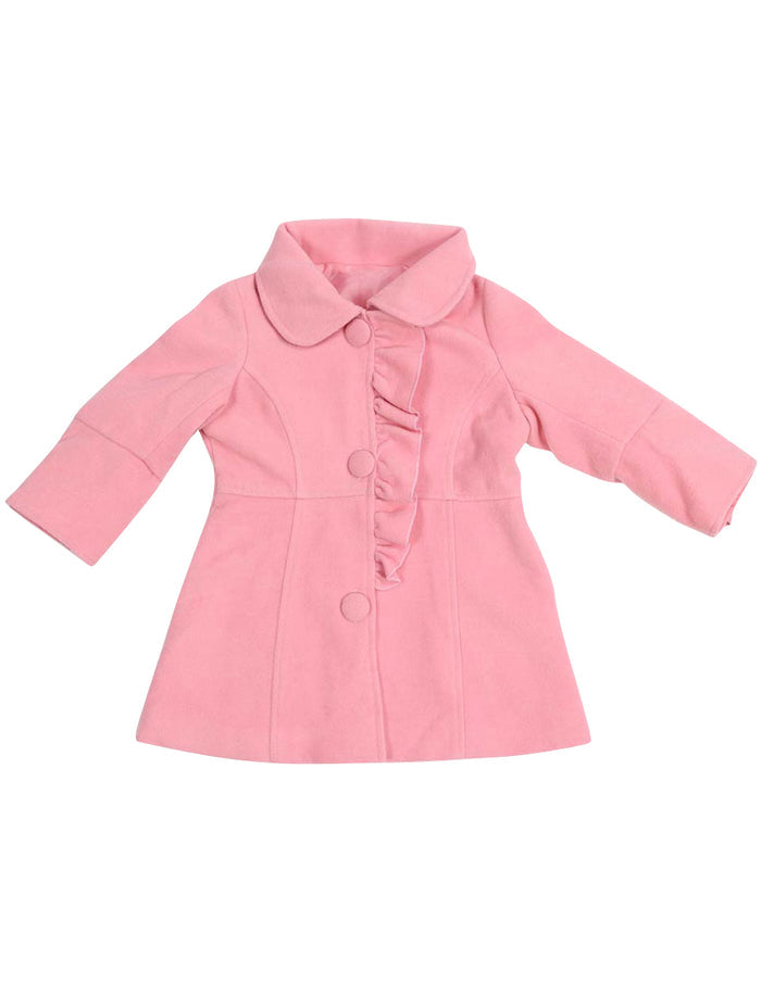 Korango Hearts Overcoat - Pink