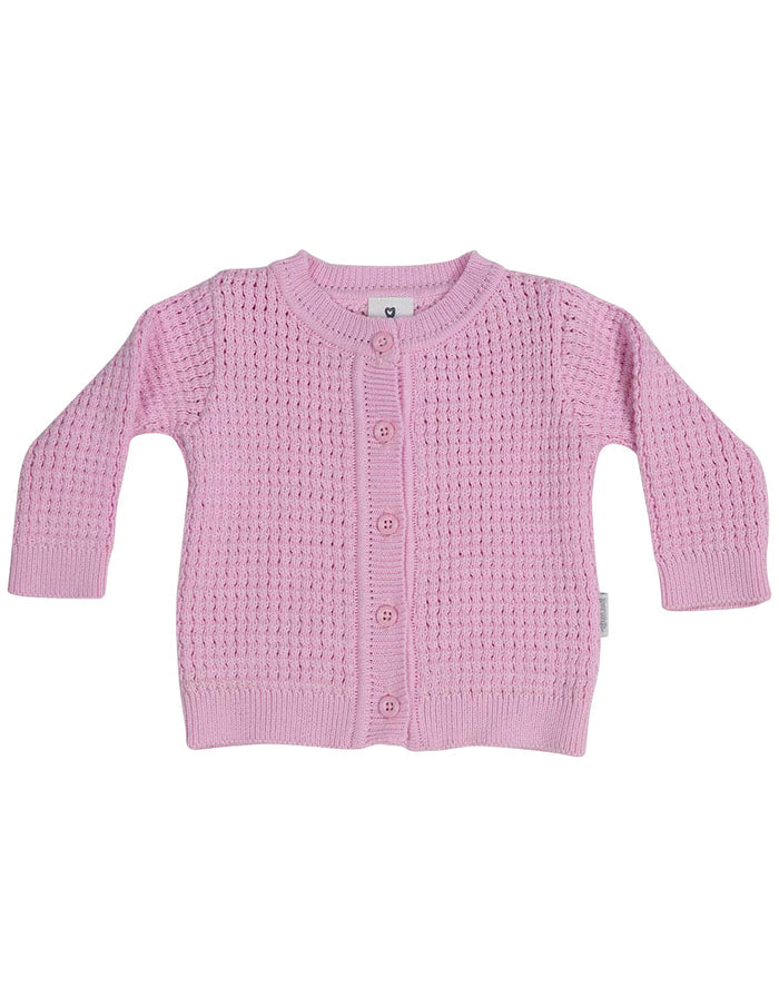 Korango Swan Princess Chunky Knit Cardigan - Pink - Sweet Thing Baby & Childrens Wear