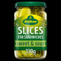 Kuhne Gherkin Sandwich Slices 330g