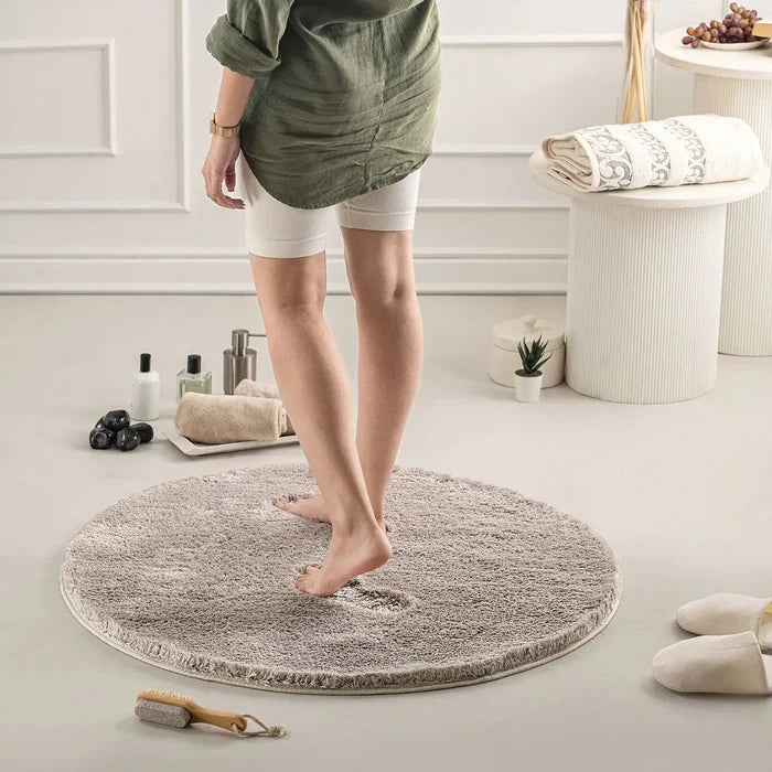 Lamb Thick And Fluffy High Pile Plush Bathmat