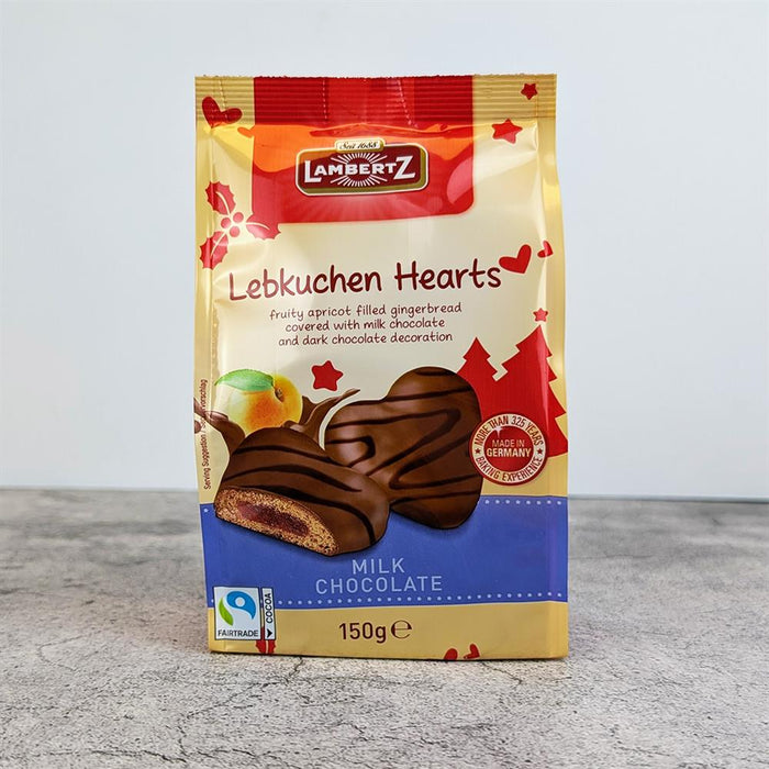 Lambertz UK Milk Chocolate Hearts 150g