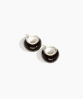Large Crescent Earrings by Dinosaur Designs - Cocoa