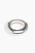 Large Drift Bangle by Dinosaur Designs - Silver