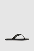 Lattice Weave Thong - Black