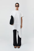 Layered Tee Mini Dress - Off White