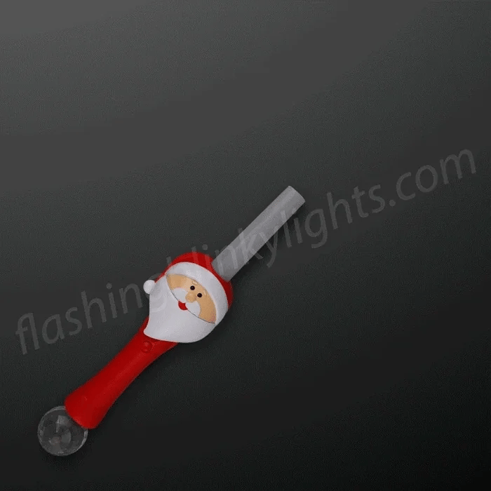 Light Up Santa Toy Sword with Expandable Saber
