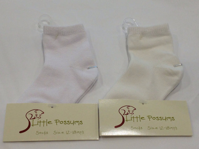 Little Possums Plain Socks - Sweet Thing Baby & Childrens Wear